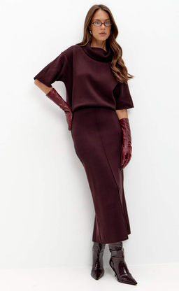 Юбка P622-0334 bordo
