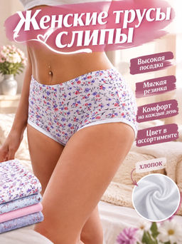 Трусы женские, трикотаж